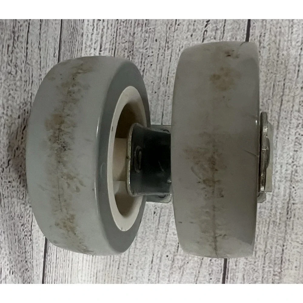 117258 x 2 IKEA Carter Grey‎ Wheels with White Interior